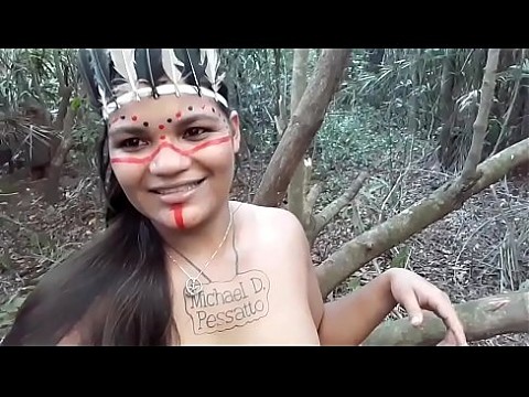 Tigresa Vip se disfarça de Índia e ataca O Lenhador mas ele vai direto no cuzinho dela