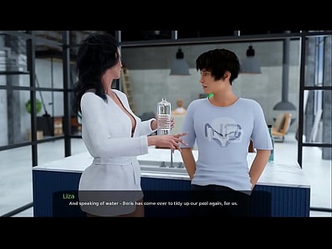 41 - Milfy City - v0.6e - Часть 41 - Моя возбужденная тетушка хочет трахнуть меня на своей кухне (дубляж) 14 мин.