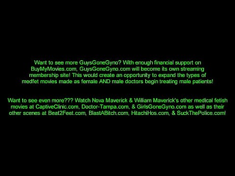 Подростка Маверика Уильямса ощупывают и унижают грязные дерматологи доктор Нова Маверик и медсестра Стейси Шепард во время планового дерматологического осмотра на сайте GuysGoneGyno.com 20 мин.