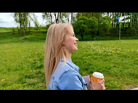 Познакомился в парке с милашкой, а она оказалась нимфоманкой и затащила меня к себе на секс 16 мин.