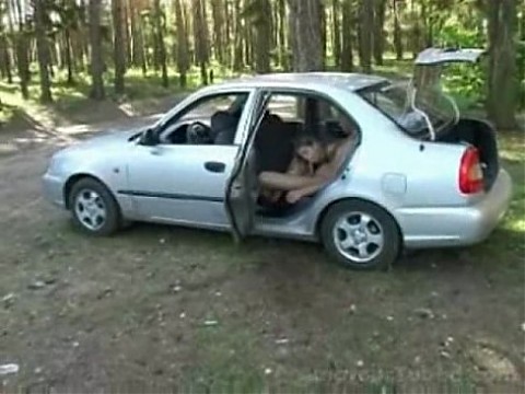 Камила занимается аналом в машине ~ 1 10 мин.