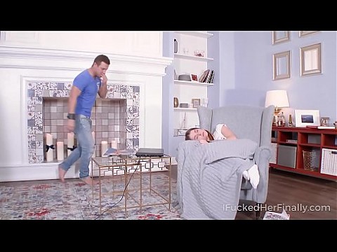 I Fucked Her Finally - Cutie caresses her boyfriend from head to toes