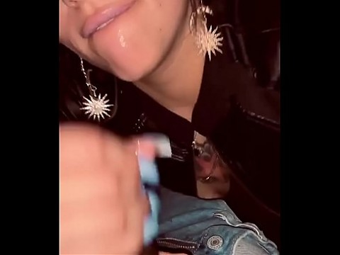 Uber driver gets a tip, a warm mouth to put his cock and load in