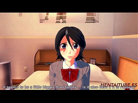 Bleach Hentai Hard - Rukia сосет член Ичиго, и он кончает 3 раза ей в рот 15 мин.