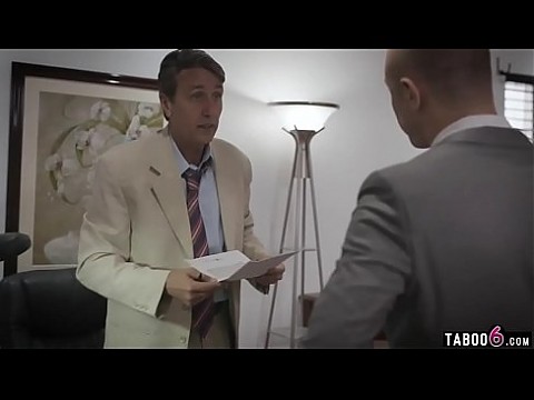 Stepdaughter teen Elena Koshka used to keep his job by sucking and fucking his boss after he just fired him