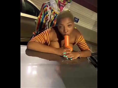 She had two dicks at once