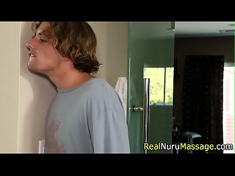 Nuru oriental hottie fuck