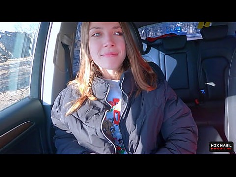 Настоящая русская малолетка-автостопщица согласилась сделать глубокий горловой минет незнакомцу за деньги и проглотила сперму - MihaNika69 и Michael Frost 14 мин.