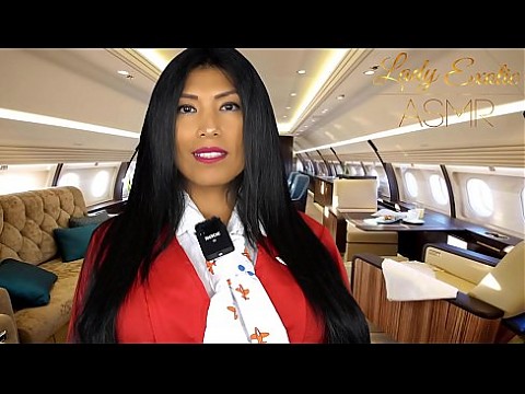 ASMR Sensual - возбужденная частная бортпроводница 11 мин.