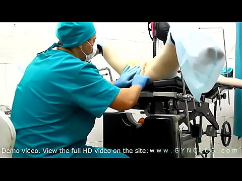 Orgasm on gyno chair