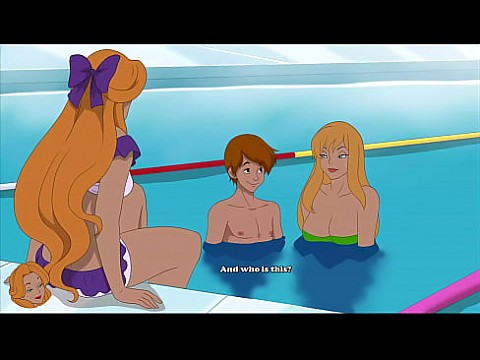 MIlftoon Drama - студентка колледжа любит хвастаться своими огромными сиськами (Gina) 60 мин.