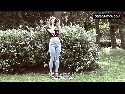 Dunja Kazimkina masturbating and showing pussy