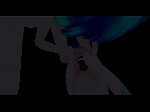 DEEPTHROATING DELICIOUS DILDO :3 - MF COUPLE ERP VRCHAT 8 min